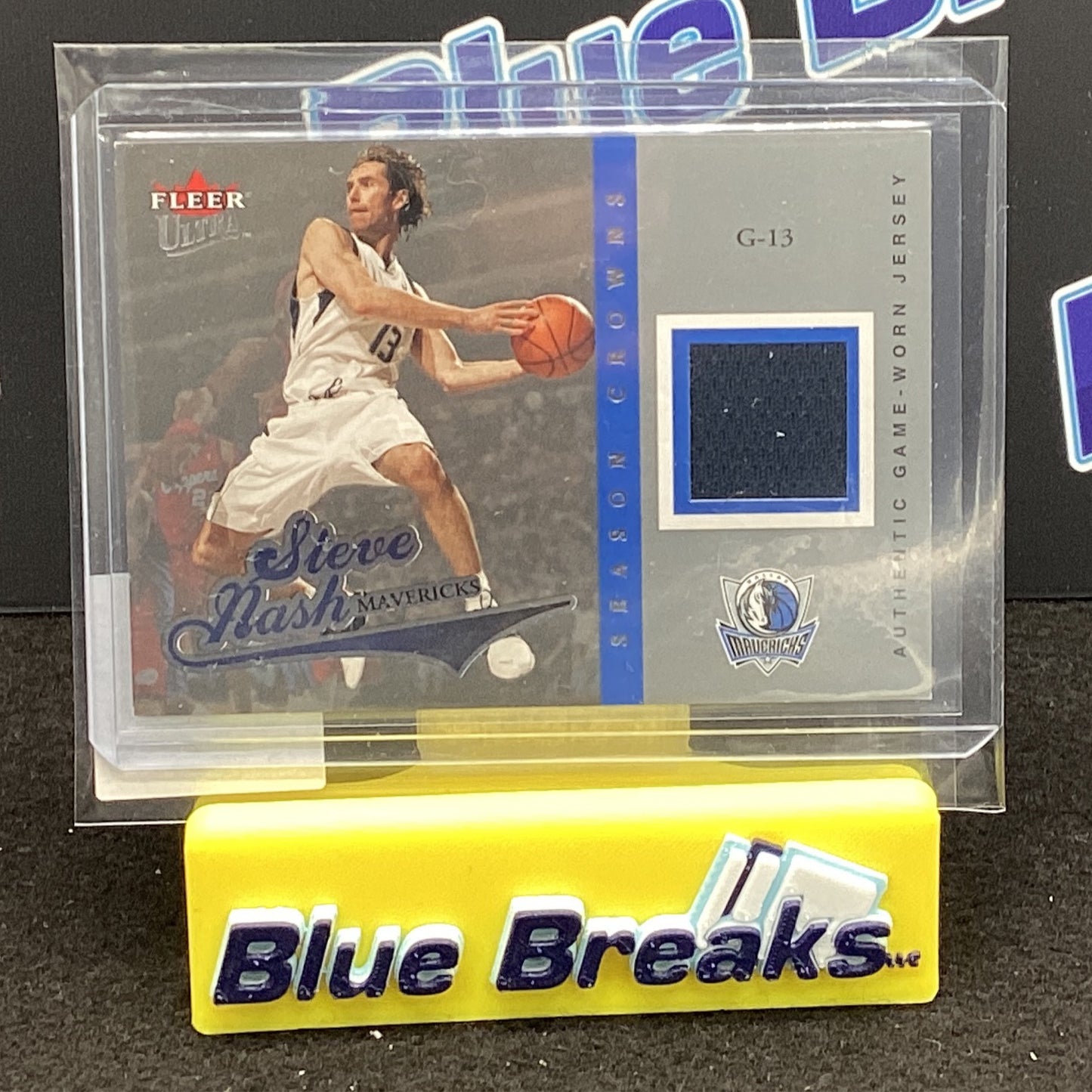 2004-05 Fleer Season Crowns relic Steve Nash 075/149G-13 Mavericks