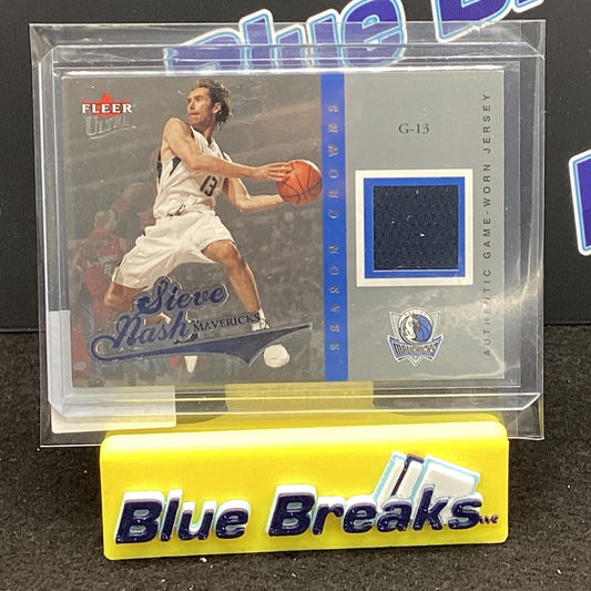2004-05 Fleer Season Crowns relic Steve Nash 075/149G-13 Mavericks