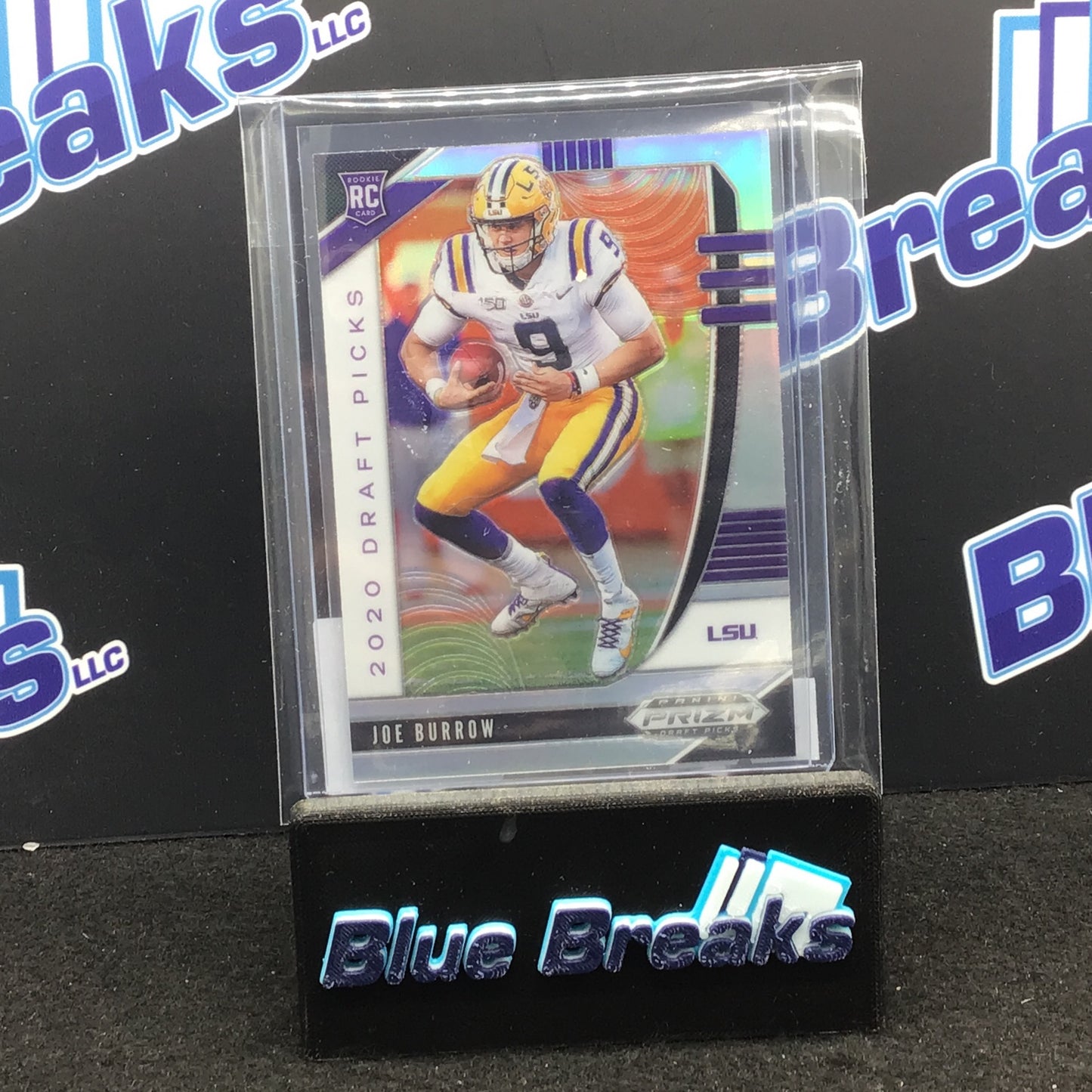 2020 Panini Prizm Draft Picks Joe Burrow RC #105 Bengals