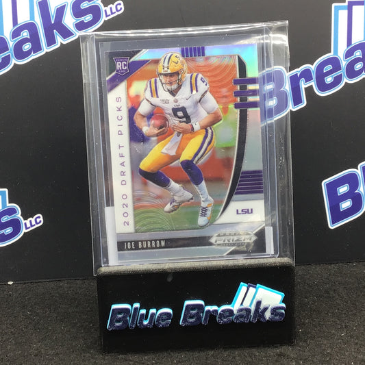 2020 Panini Prizm Draft Picks Joe Burrow RC #105 Bengals