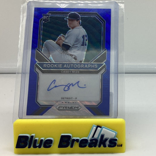 2021 Prizm Rookie Autographs - Casey Mize 37/50 #RA-CM Tigers