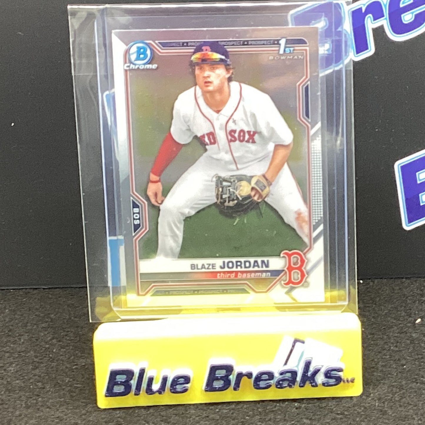 2021 Topps Chrome 1st Bowman - Blaze Jordan - Boston Red Sox