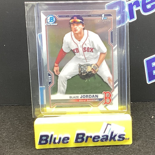 2021 Topps Chrome 1st Bowman - Blaze Jordan - Boston Red Sox