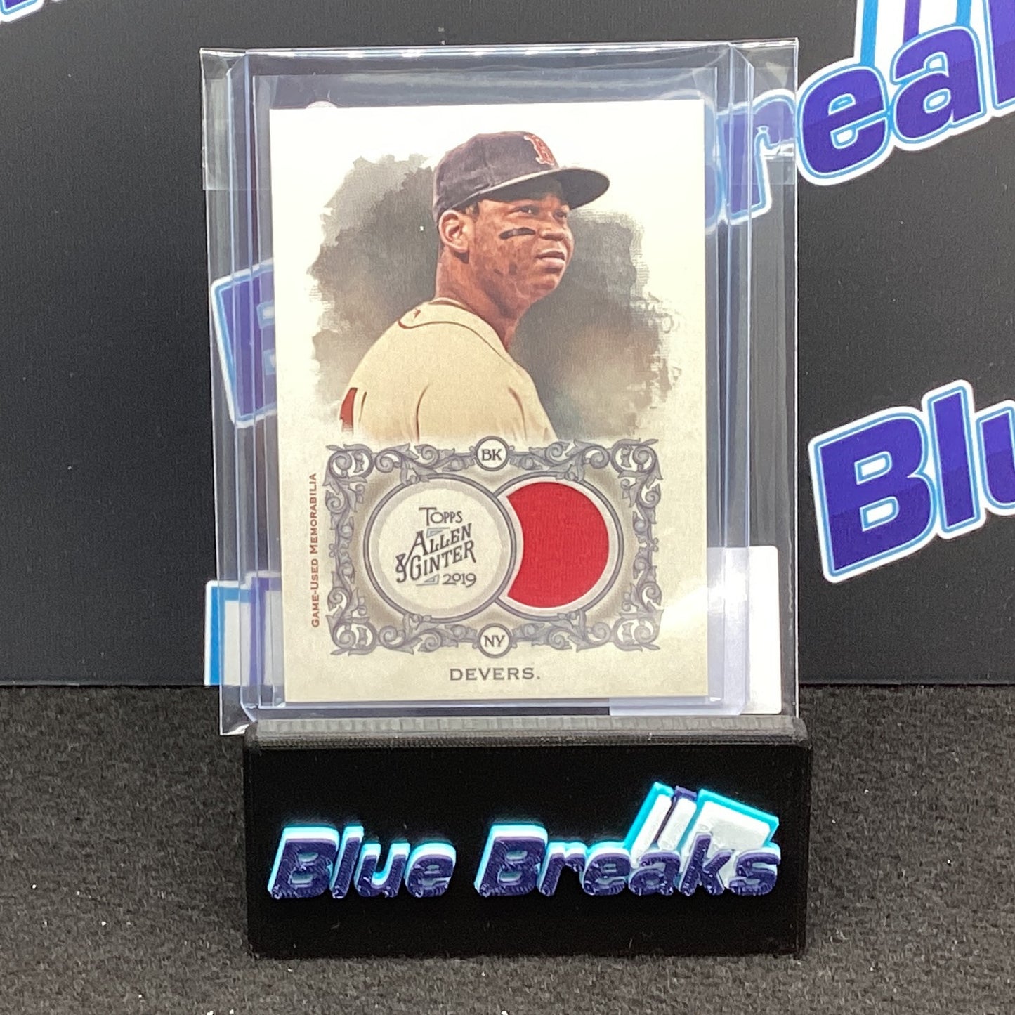 2019 Allen & Ginter Rafael Devers relic FSRB-RD Red Sox