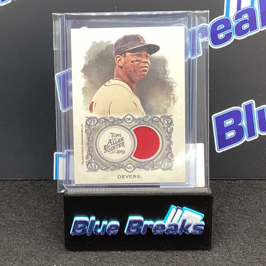 2019 Allen & Ginter Rafael Devers relic FSRB-RD Red Sox