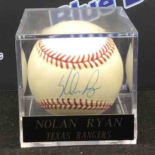 Nolan Ryan autographed baseball