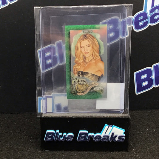 2022 Topps Allen & Ginter Green Chrome Refractor Kendall Toole 13/99 #207