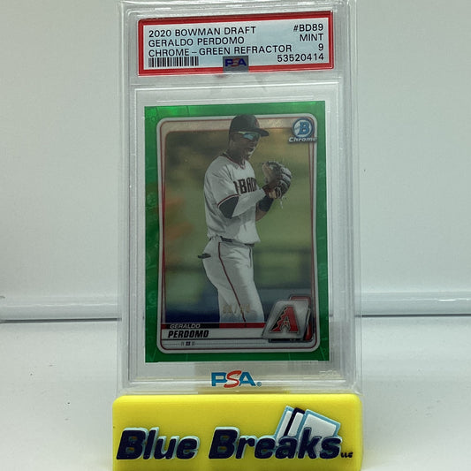 2020 Bowman Draft - Geraldo Perdomo Mt 9