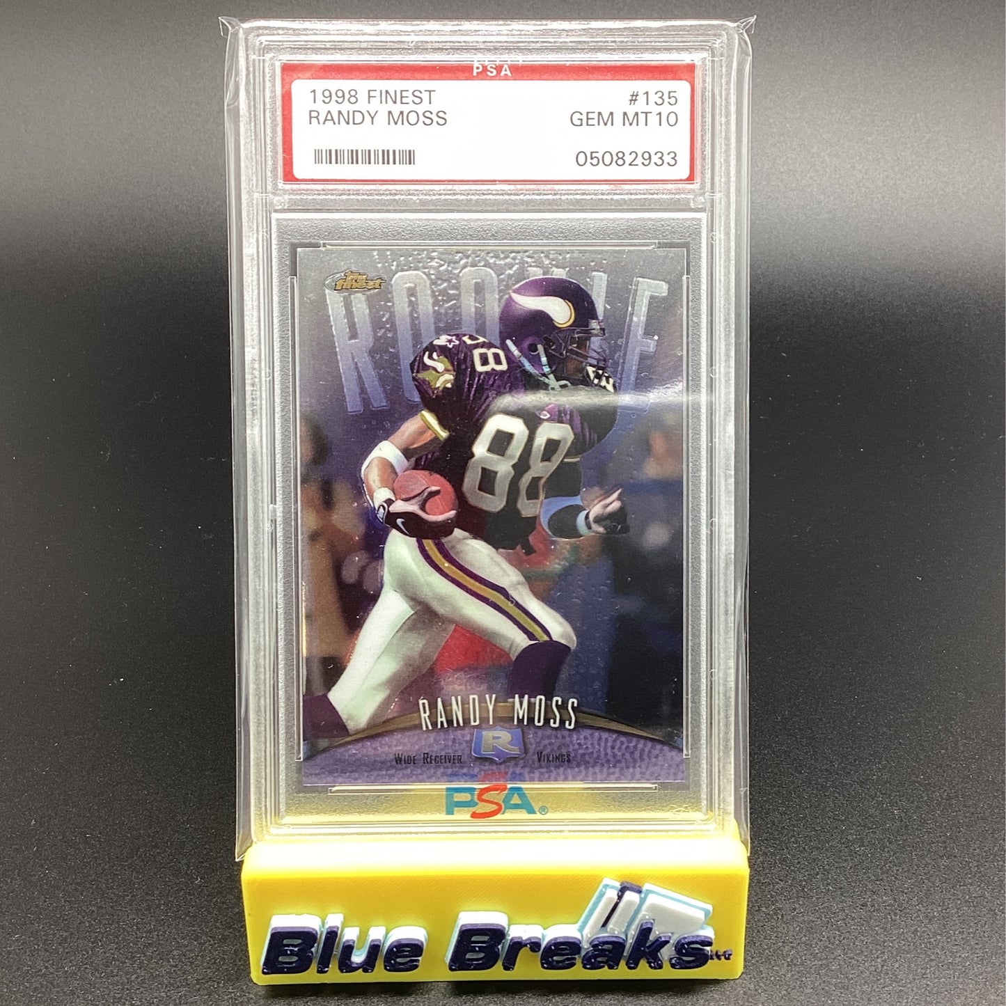 1998 Finest - Randy Moss PSA 10