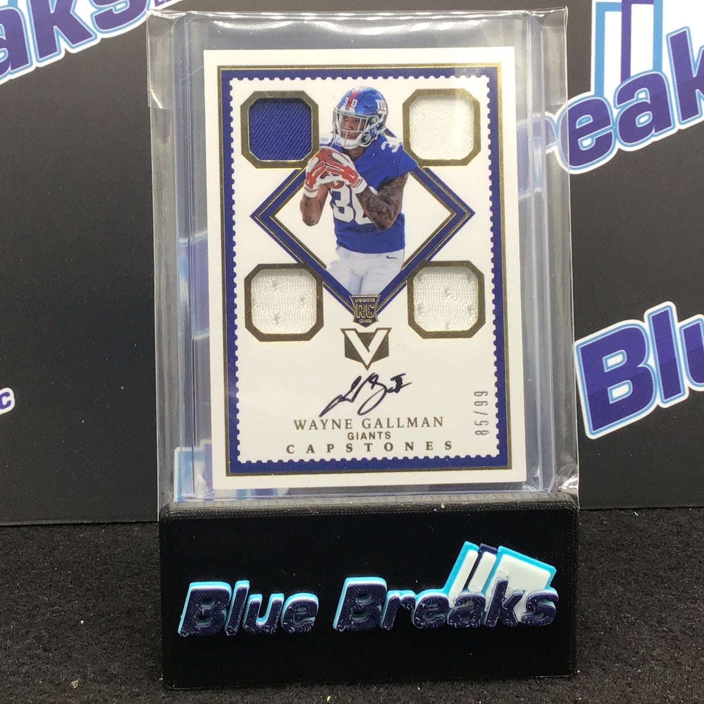 2017 Panini - Vertex - Wayne Gallman - New York Giants - Autograph - 85/99