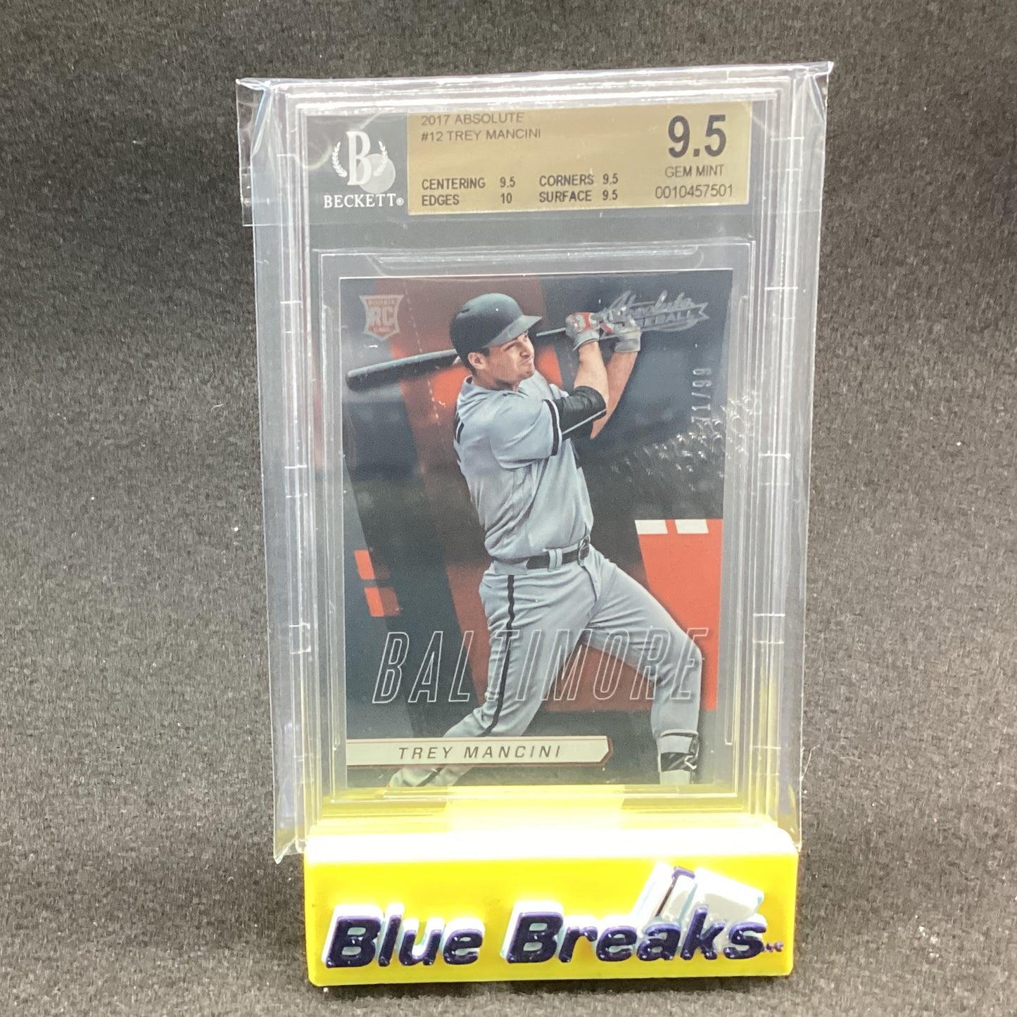 2017 Absolute - #12 Trey Mancini Bec 9.5 71/99