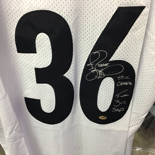 Jerome Bettis jersey autographed Jerome Bettis the Bus COA