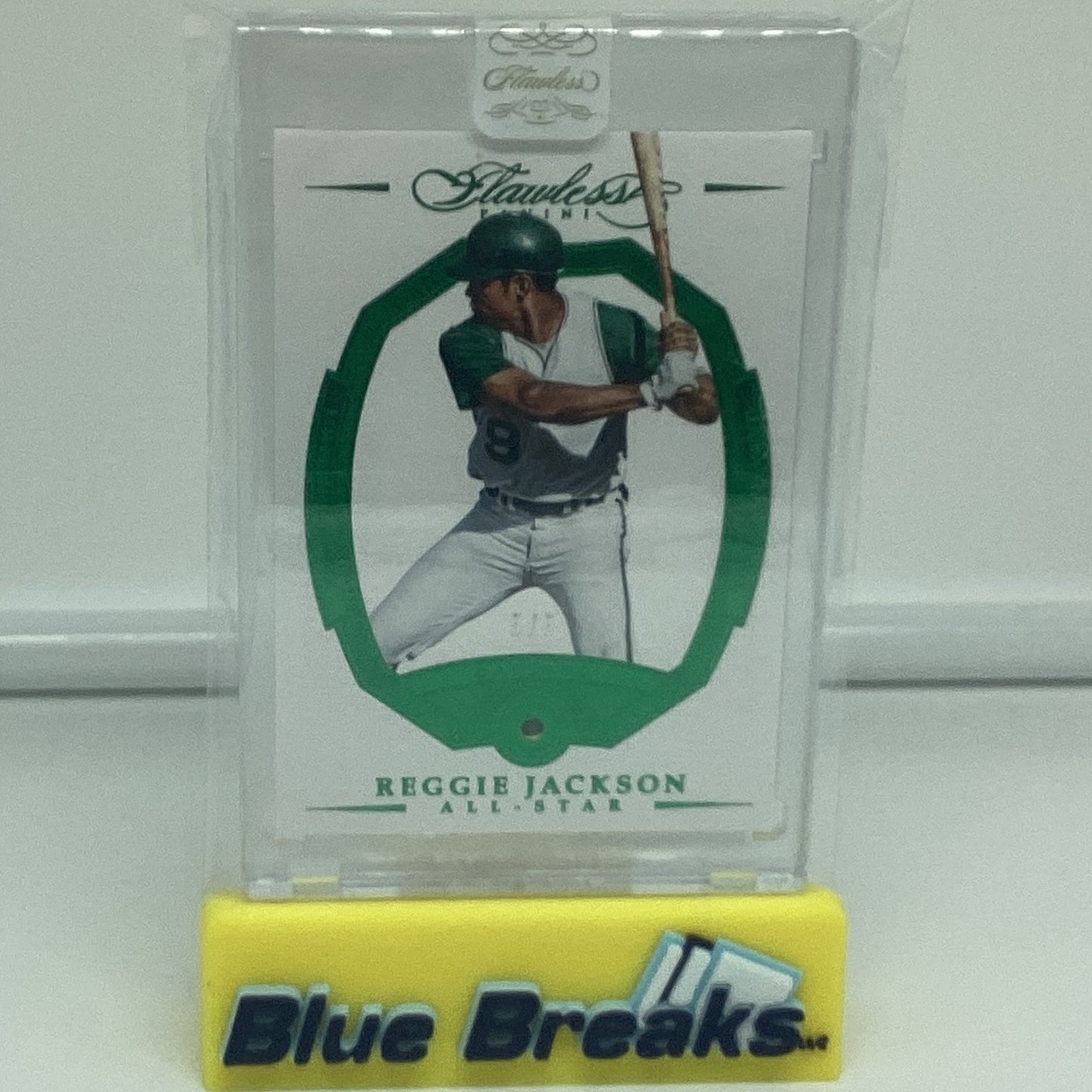 2018 Panini Flawless Reggie Jackson Emerald 5/5