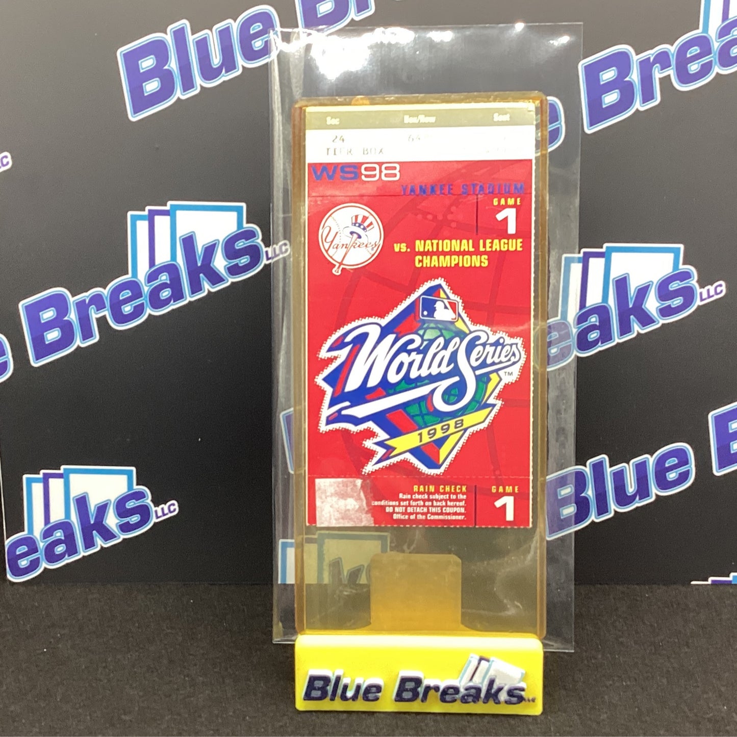 1998 World Series Ticket Game 1