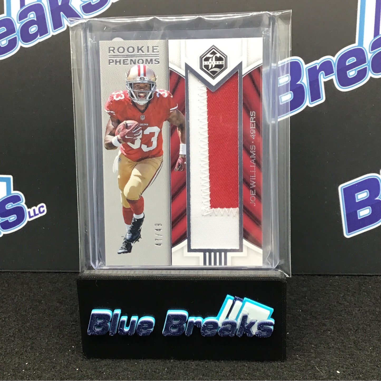 2017 - Panini - Limited - Joe Williams - San Francisco 49ers - 47/49