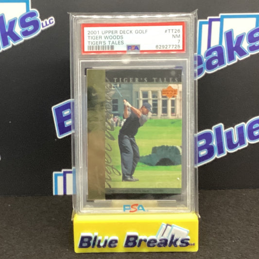 2001 Upper Deck Golf - TT26 PSA 7