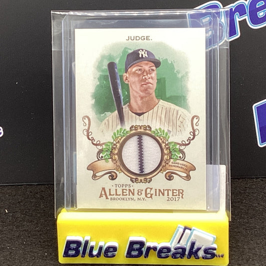 2017 Allen & Ginter Aaron Judge relic