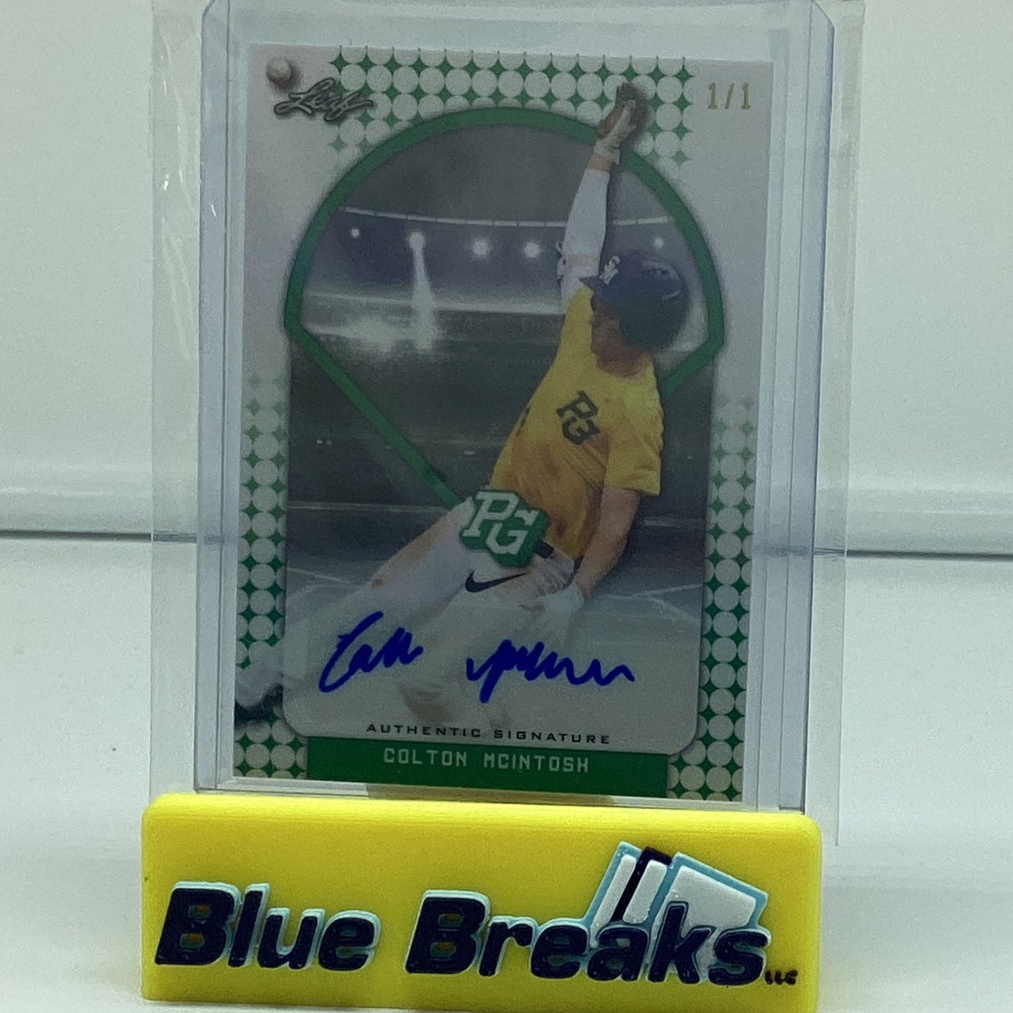 2018 Perfect Game - Colton Mcintosh 1/1