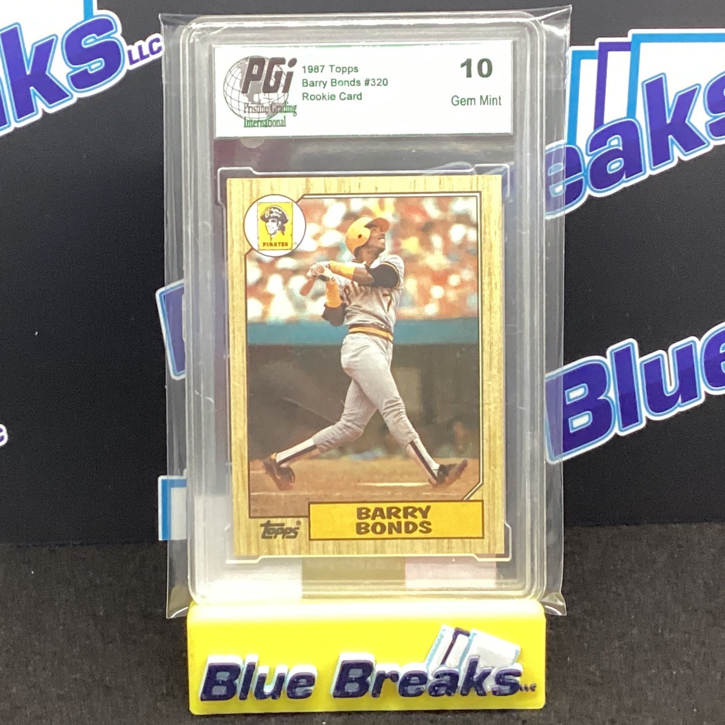 1987 Topps Barry Bonds #20 Rookie Card PGI 10