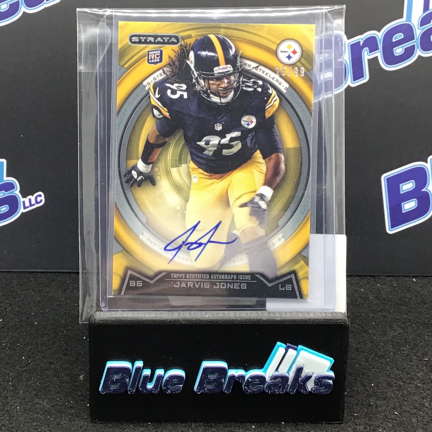 2013 Topps Strata Jarvis Jones auto 26/99 #152 Steelers