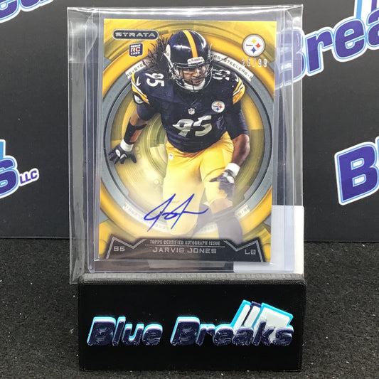 2013 Topps Strata Jarvis Jones auto 26/99 #152 Steelers