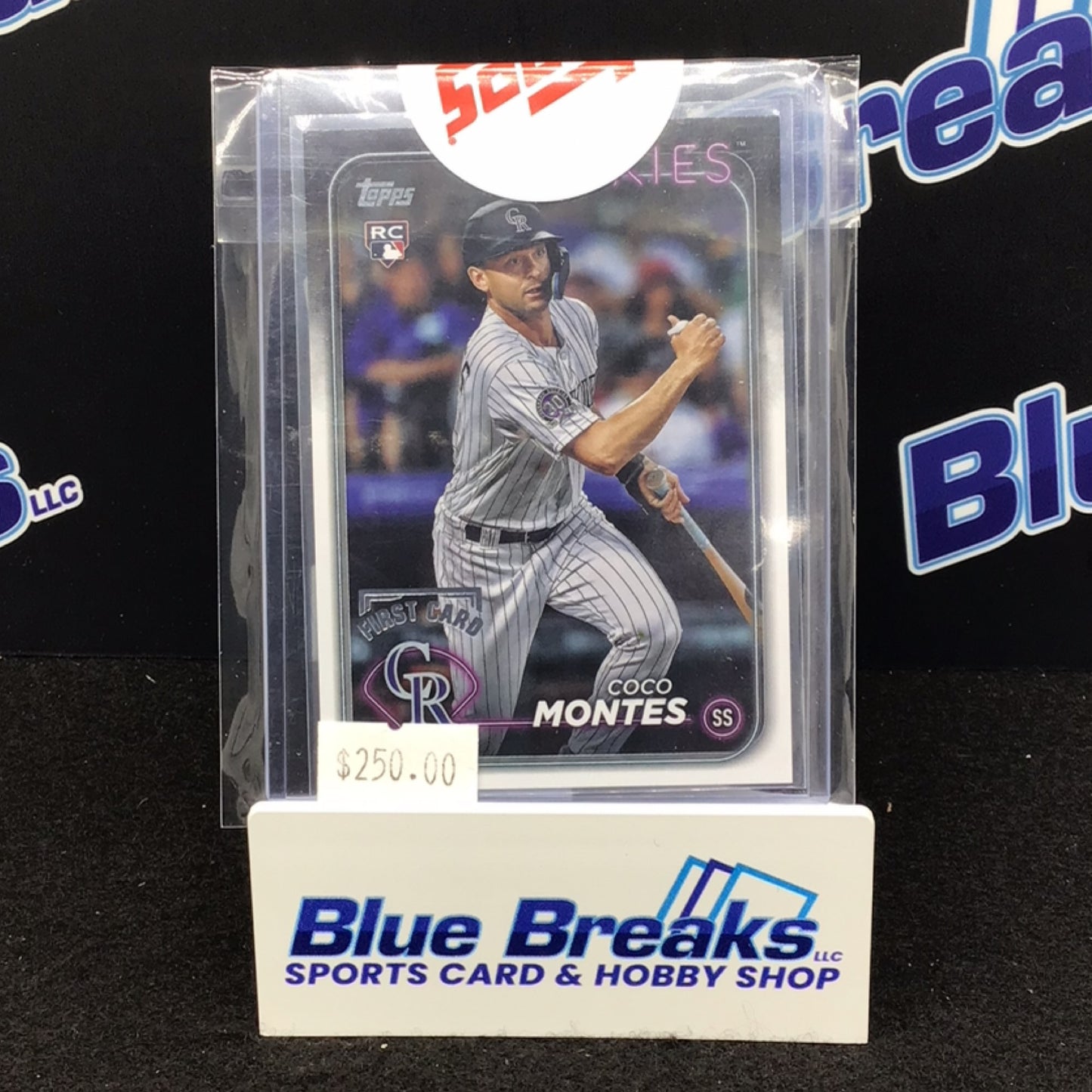 2024 Topps Series One First Card Coco Montes 1/1 RC #92 Rockies