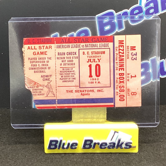 1962 All Star Game - Ticket