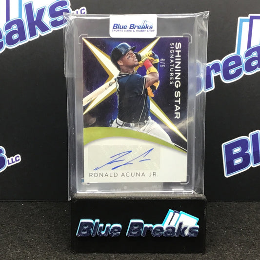 2021 Panini - Customer Service Rewards - Shining Star Signatures - Ronald Acuna Jr - 4/5 - Atlanta Braves