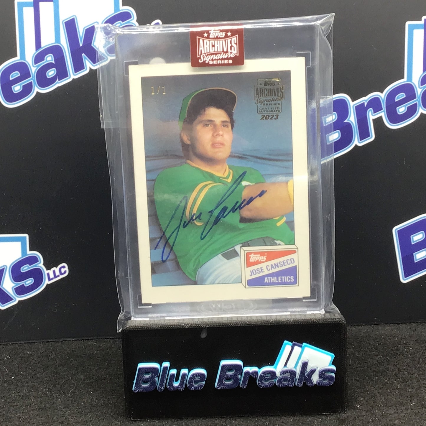 2023 Topps Archives - Jose Canseco auto - Oakland Athletics - 1/1
