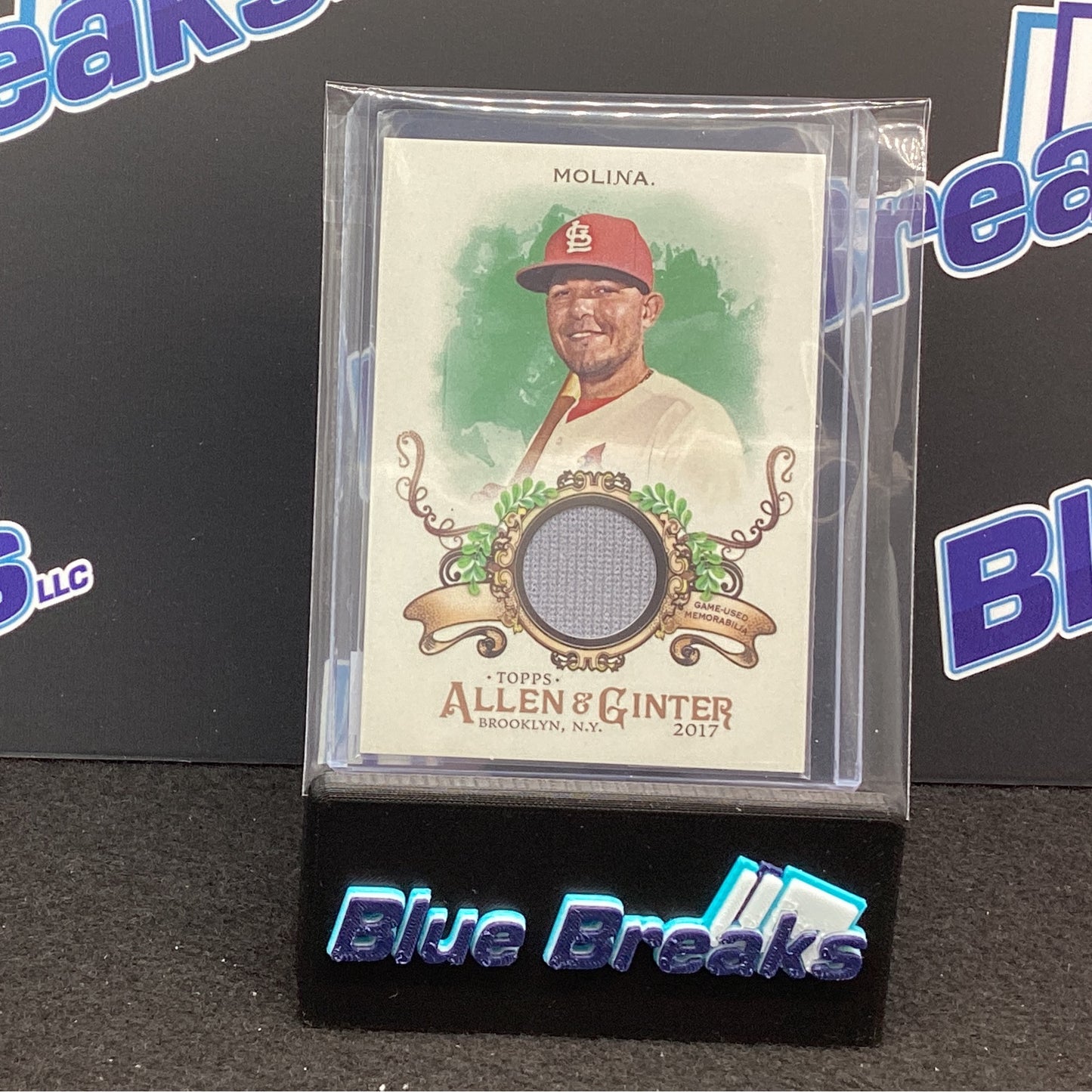 2017 Allen & Ginter Yadier Molina relic #FSRB-YM