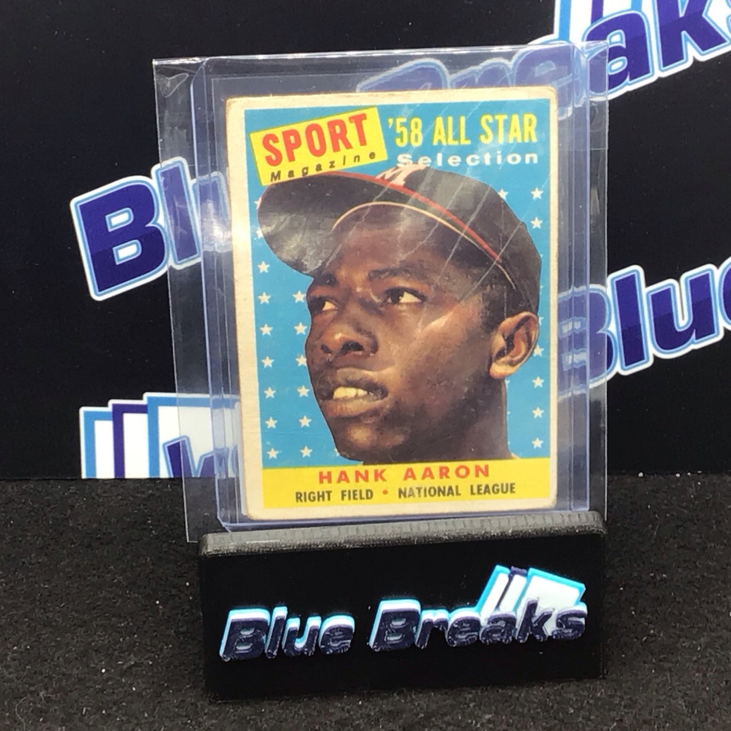 1958 Topps 1958 All Star Selection Hank Aaron #488 Braves