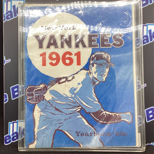 1961 New York Yankees Yearbook Elston Howard autograph