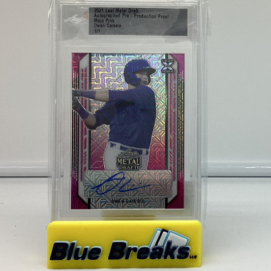 2021 Leaf Metal Draft - Owen Caissie 1/1