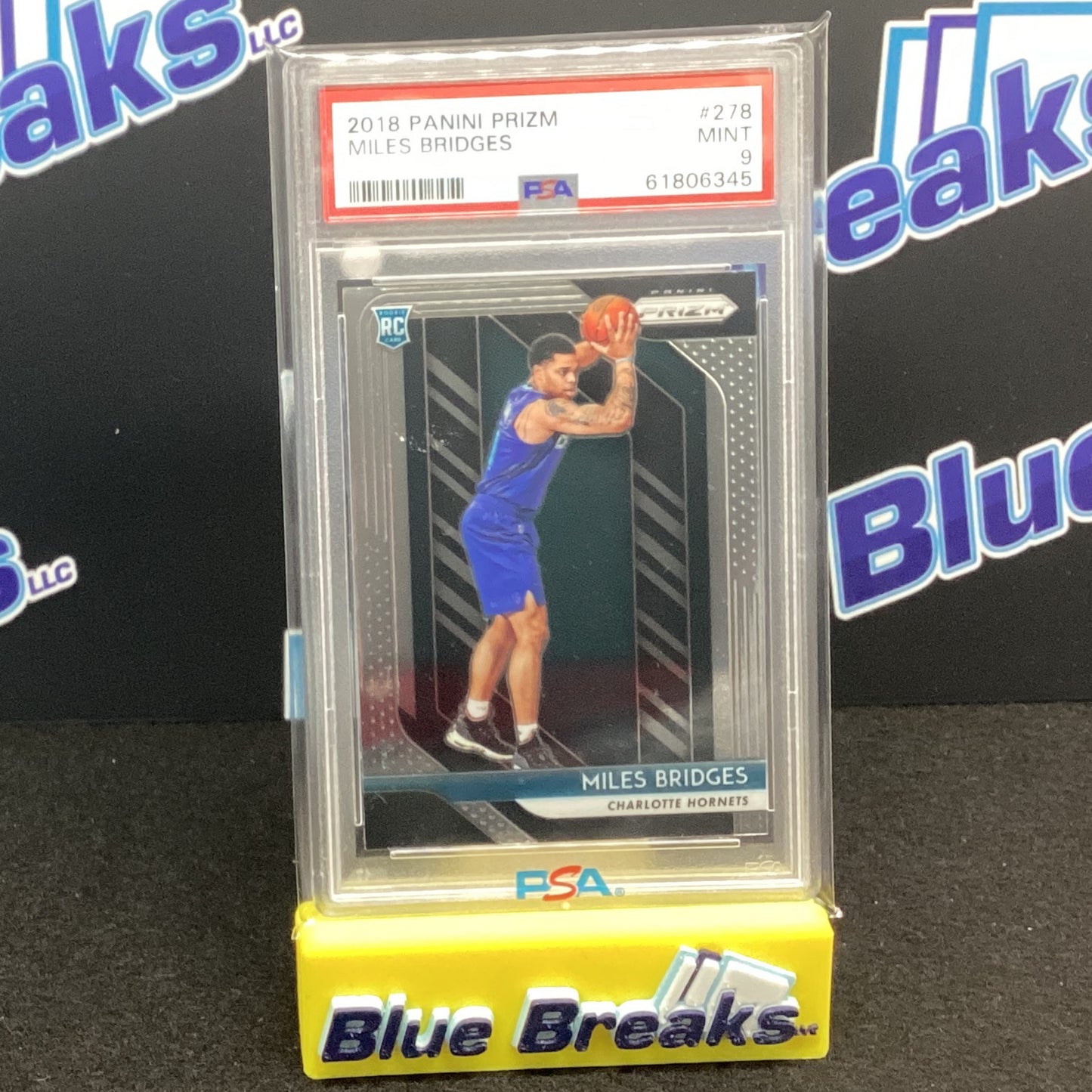 2018 Panini Prizm Miles Bridges PSA Mint #9