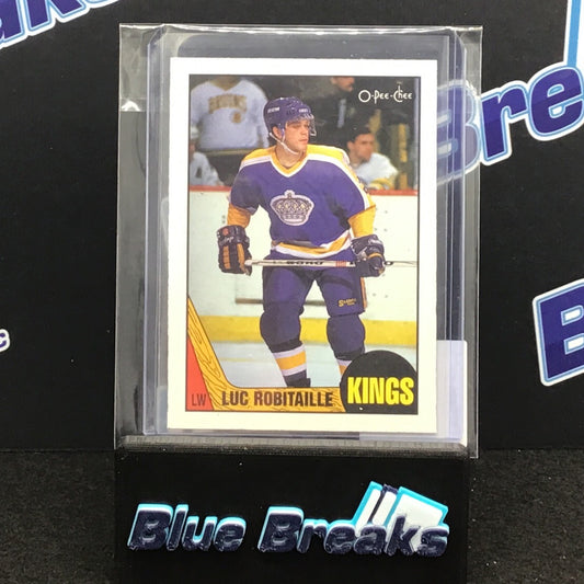 1987 O-Pee-Chee Luc Robitaille #42 Kings