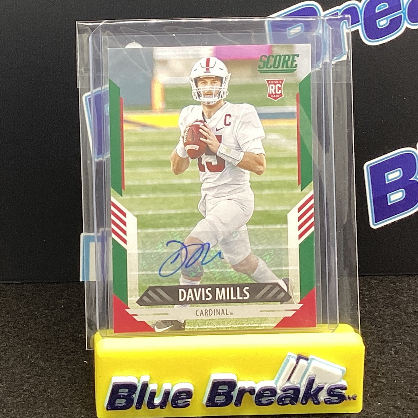 2021 Score - Davis Mills Green Auto