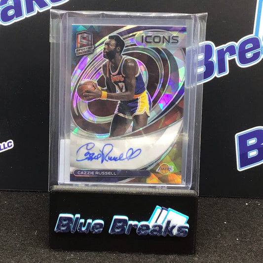 2021 Panini Spectra Icons Cazzie Russell auto 44/49 #IA-CZR Lakers