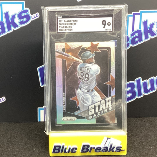 2021 Panini Prizm - Luis Robert - Star Gazing Silver Prizm  SGC 9