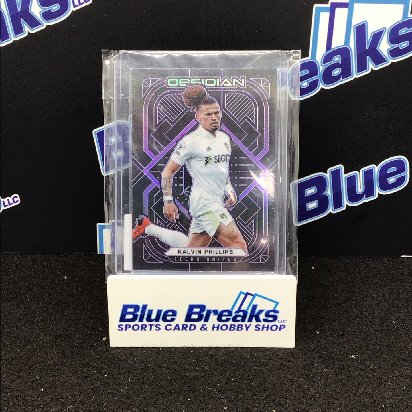 2021-22 Panini Obsidian purple Kalvin Phillips 20/30 #54 Leeds United