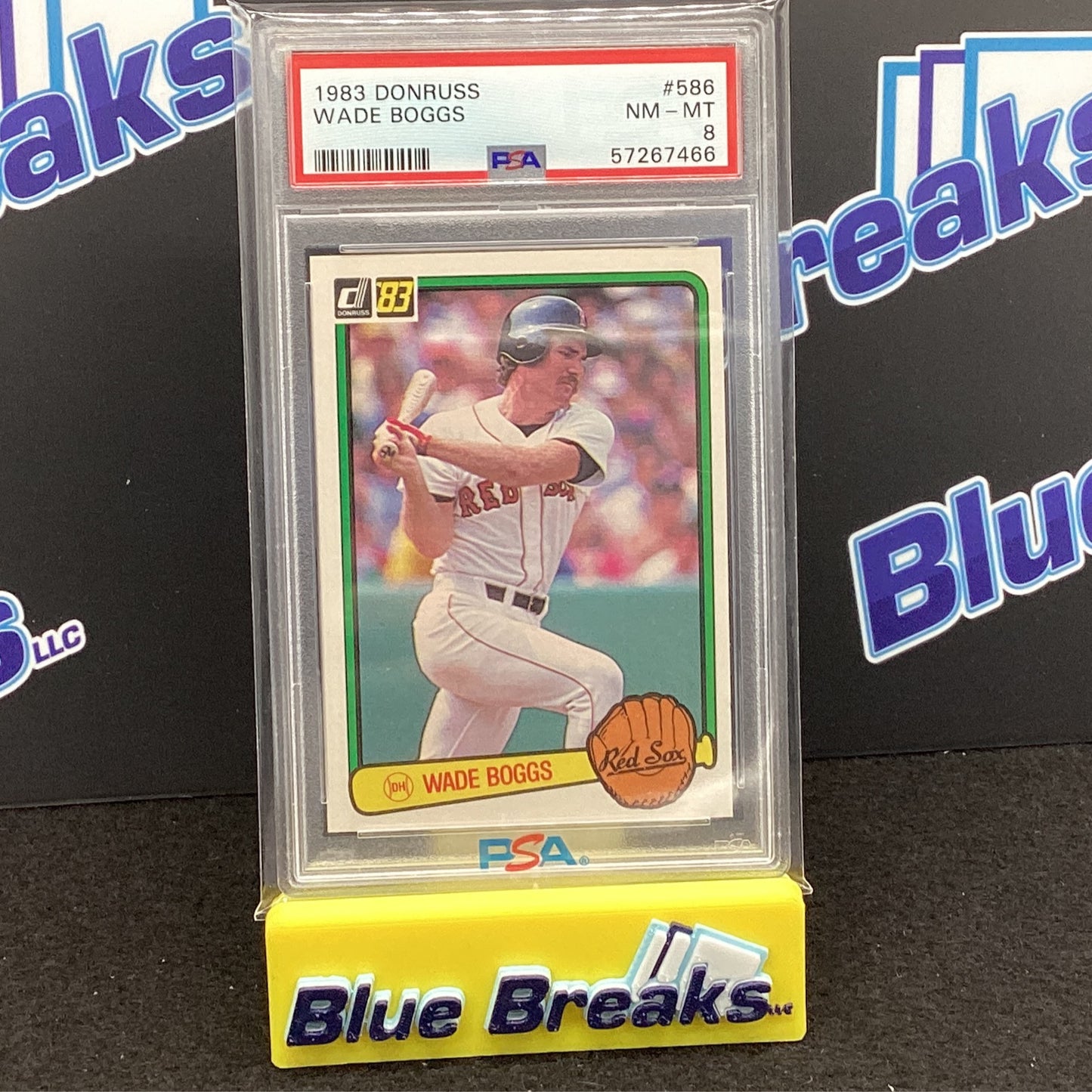 1983 Donruss - Wade Boggs - Boston Red Sox #586 - PSA 8
