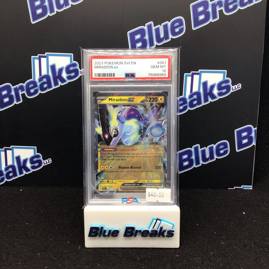 2023 Pokémon SVIen Miraidon EX #081 PSA 10