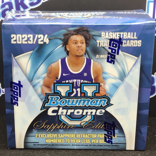 2023-24 Bowman U Chrome Sapphire Edition Basketball Hobby