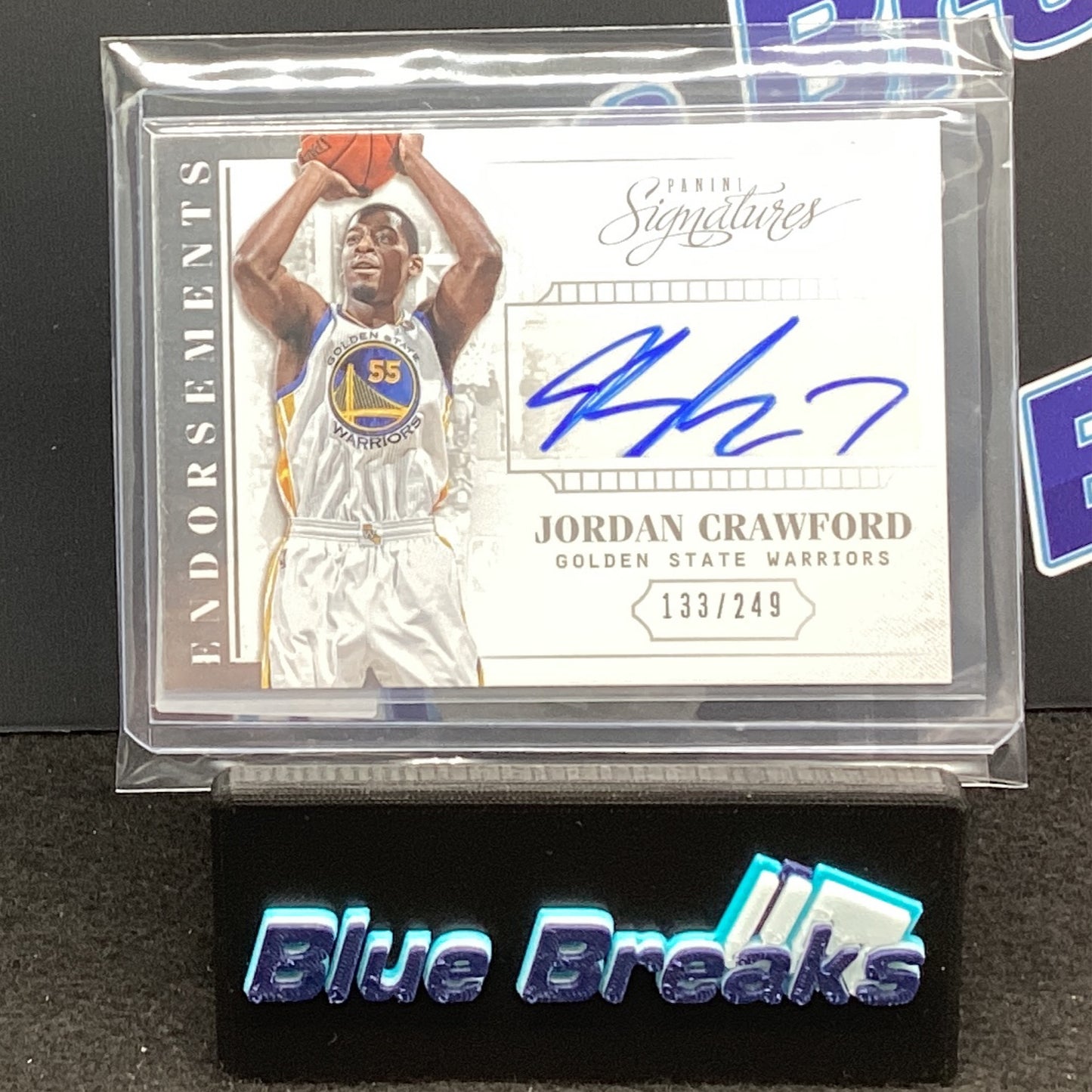 2013-14 Panini Signatures Jordan Crawford 133/249 #30 Warriors