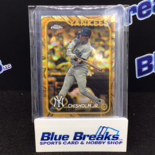 2024 Topps Gilded gold wave Jazz Chishom Jr 68/75 #66 Yankees