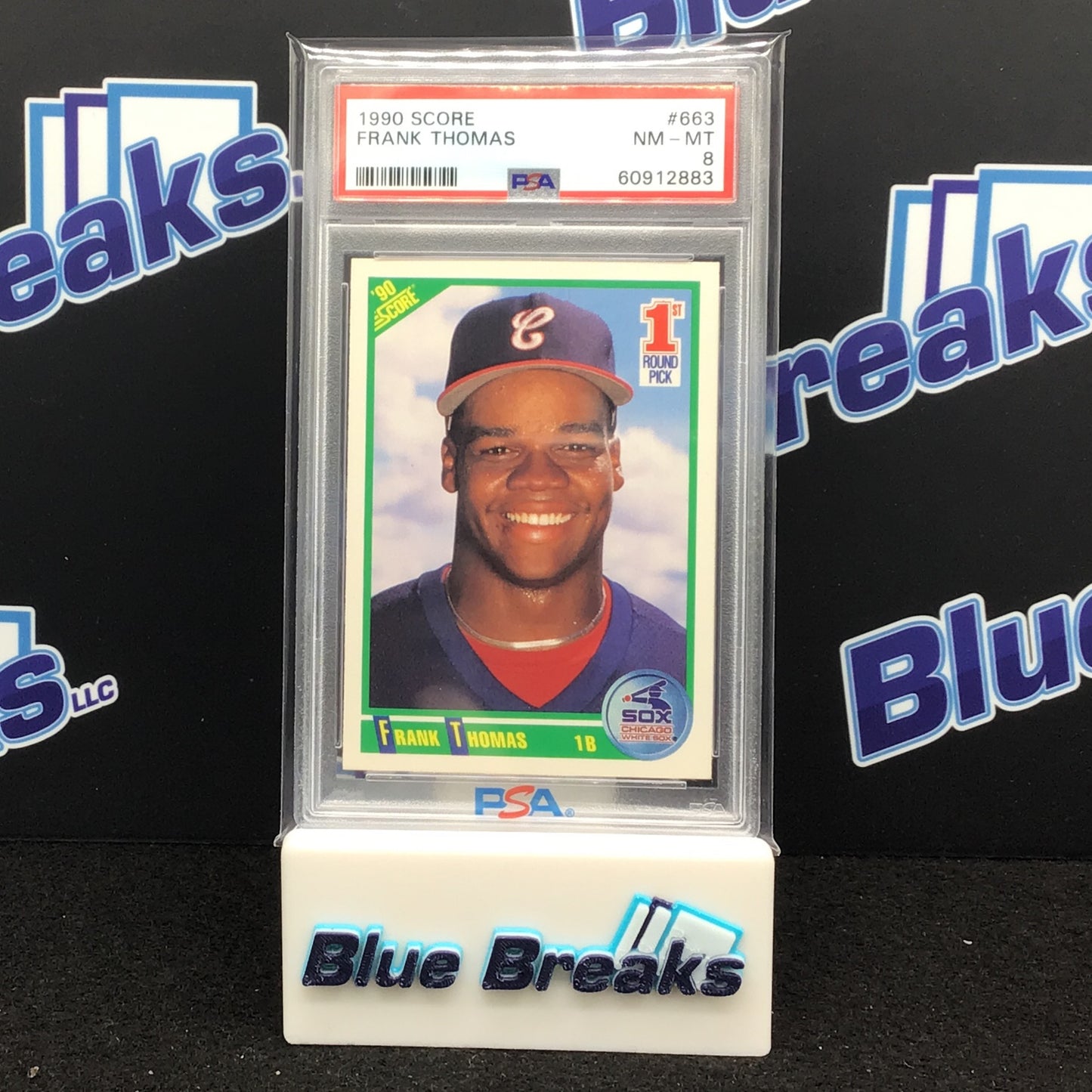 1990 Score Frank Thomas #663 PSA 8 White Sox