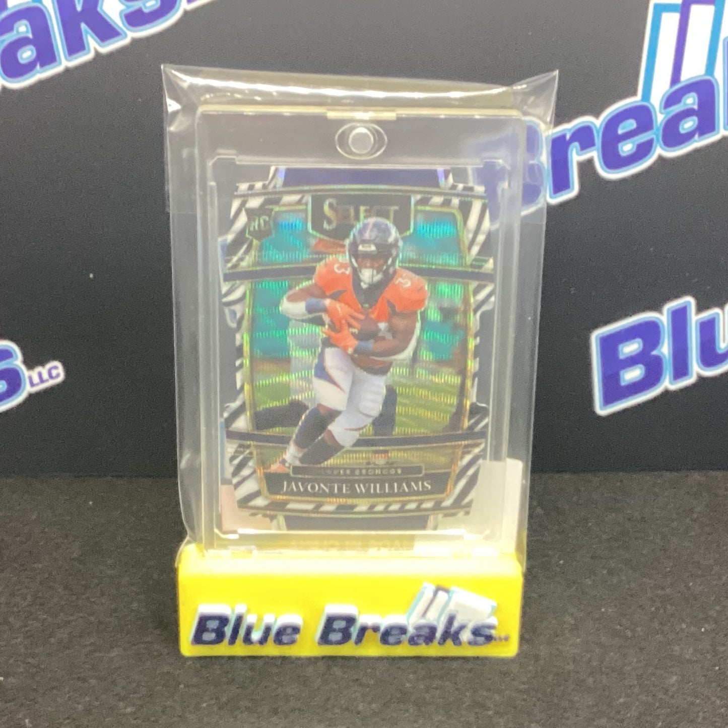 2021 Panini Select Concourse Zebra Die Cut Javonte Williams