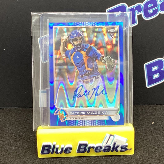 2022 Topps Chrome - Patrick Mazeika - 119/150 - New York Mets