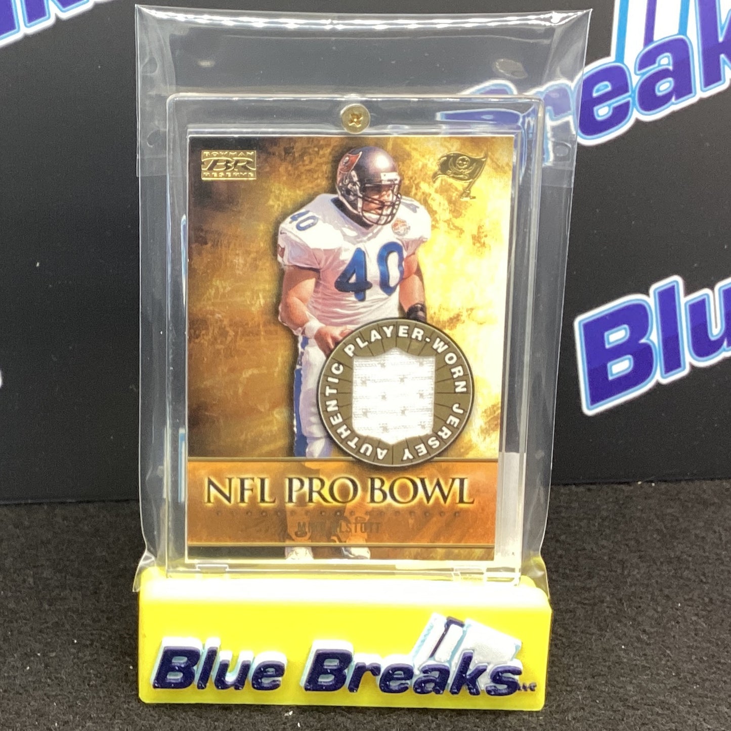 2000 Bowman Reserve Mike Alstott relic #PB-MA