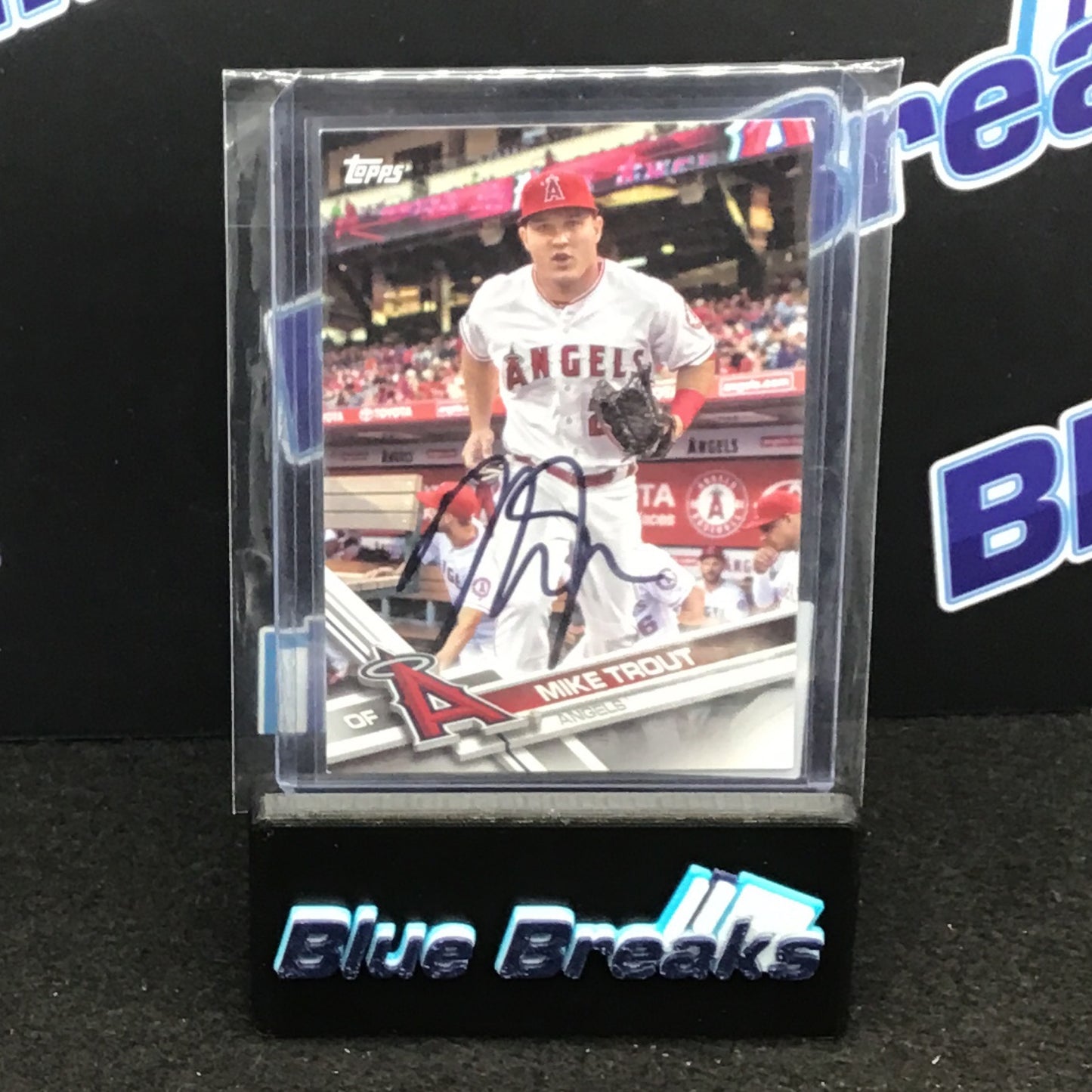 2017 Topps Mike Trout auto ANG-1 Angels