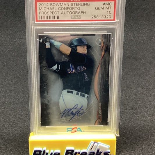 2014 Bowman Sterling - Michael Conforto Prospect Auto #MC PSA 10